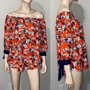 Soul Sanctuary Off The Shoulder Floral Blouse XL